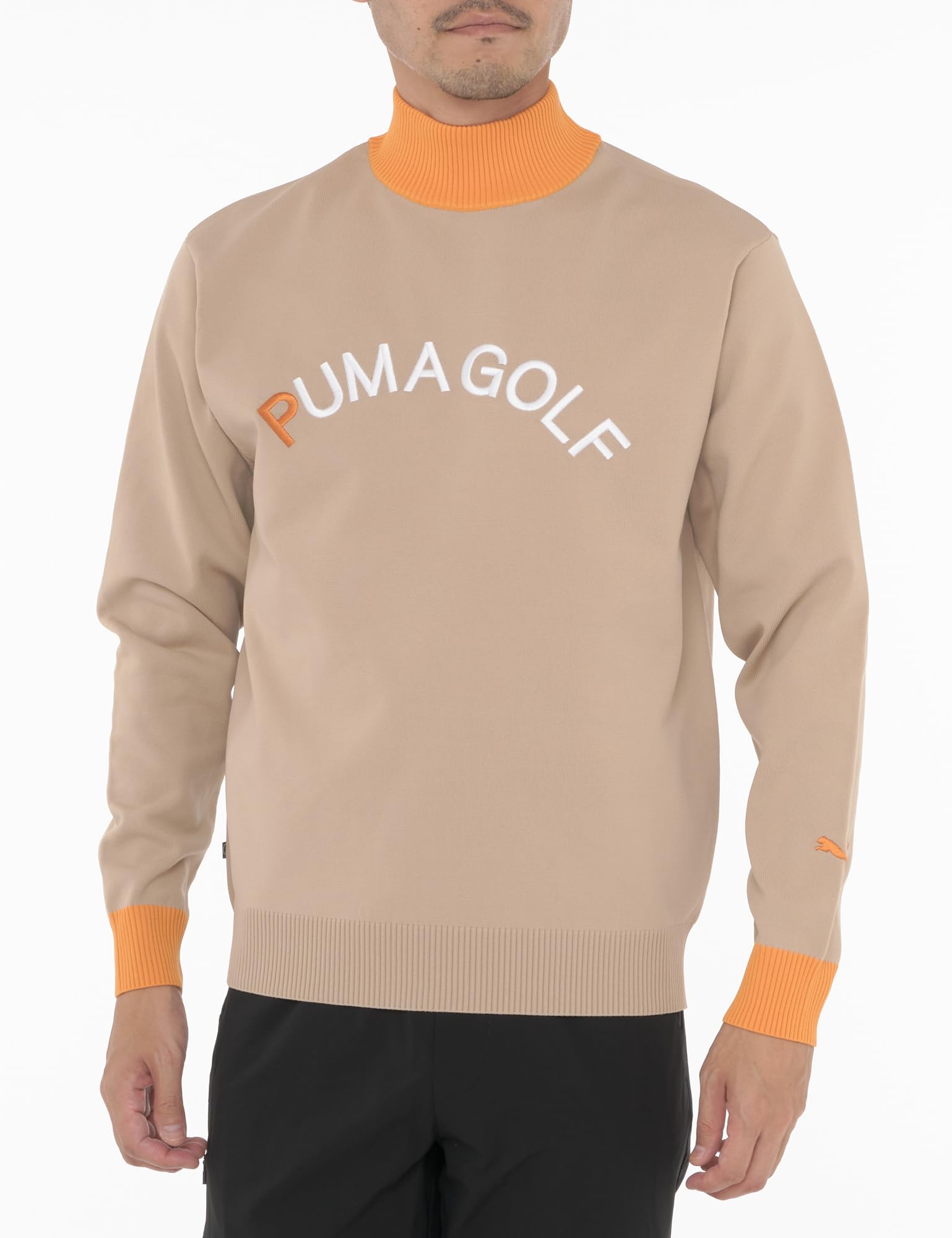 

PUMA 630418 Sweater Golf PC Turtleneck CB Knit Sweater Alabaster Men s