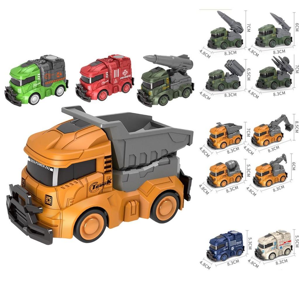 Baby Engineering Vehicle With Inertia Drive And Plastic Material For Early Learning