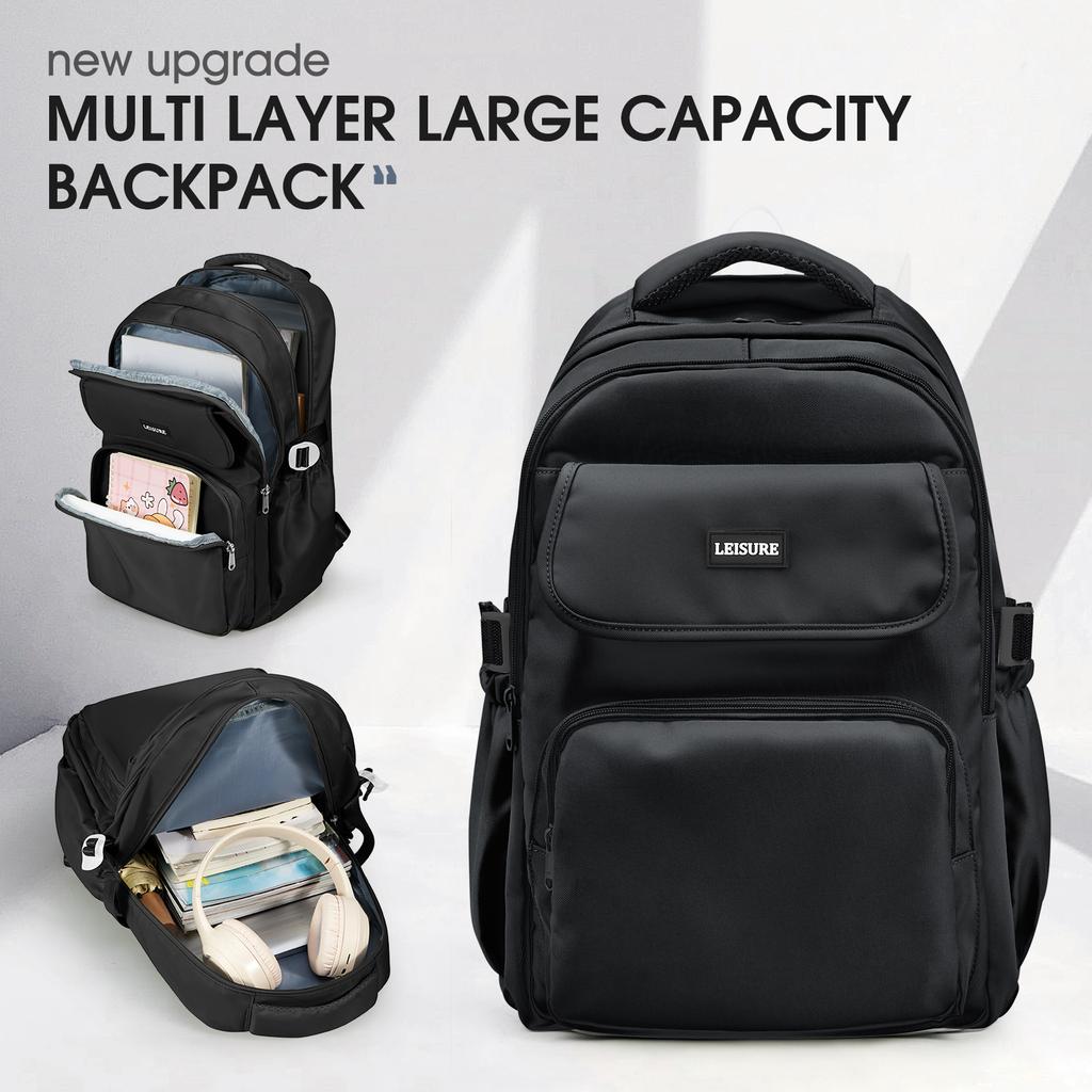 Large Capacity Backpack, Student Schoolbag, Laptop Campus Backpack, Daily Commuter Backpack Multiple Pocket Fashionable Backpack