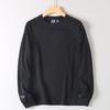 Cotton Raglan Sleeve T-shirt Foreign Trade Men's Clothing Factory Tail Goods Autumn and Winter Casual round Neck Long sleeve Bottoming Shirt