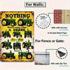 Vintage John Deere Tractor Metal Tin Sign Farmhouse Wall Decor 30x20cm