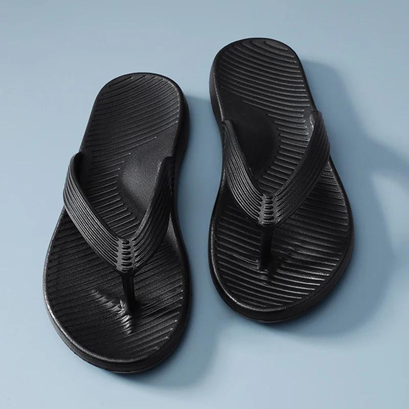 Fashion Lightweight Eva Beach Flip Flops for Women Summer 2025 Soft Sole Clip Toe Thong Slippers Woman Comfort Non Slip Bathroom Slides