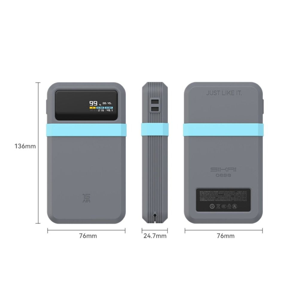 Dustproof Protective Case Protective Cover for CUKTECH 15 Power Bank Air 15000 100W Travel