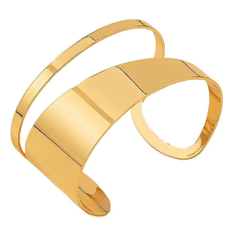 Openwork Irregular Bangle Bracelet, Fashion Jewelry Accessory for Everyday Wear