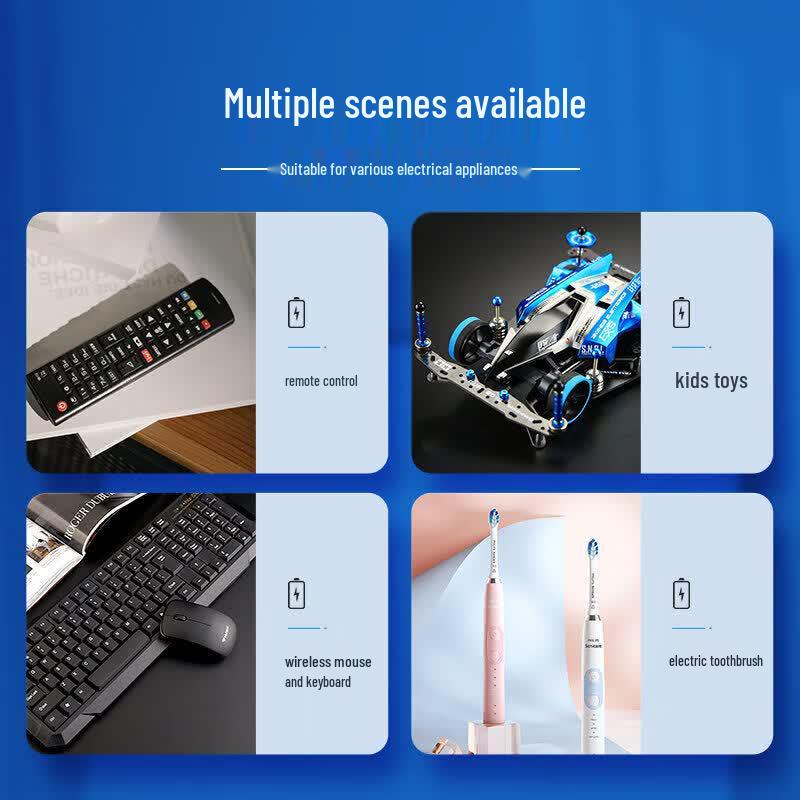 Huixun JD AAA Alkaline Batteries (2-Pack) CN Plug (adapter Included)