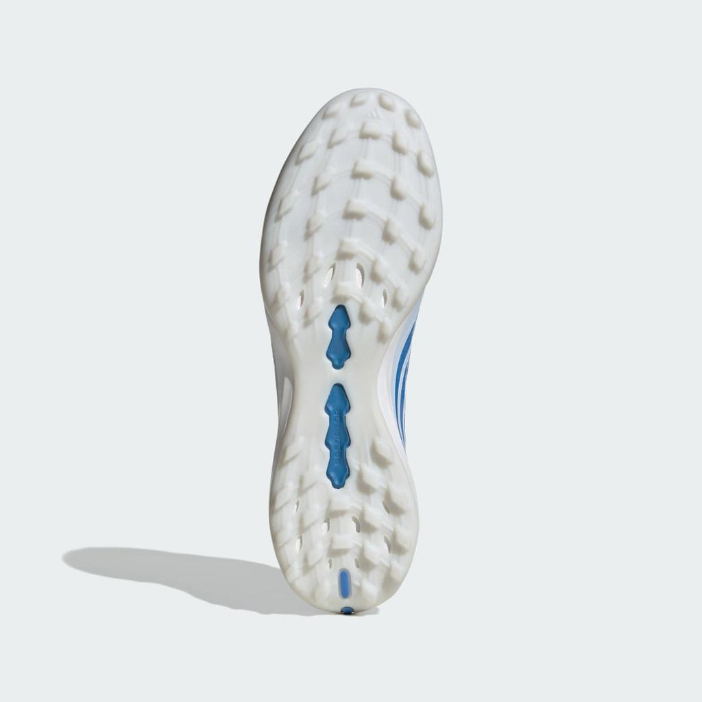 adidas PREDATOR PRO Fold-Over Tongue Turf Football JR7862 Unisex Performance Sports Shoes Crystal Sky / Ray Blue / Team Solar Yellow 2