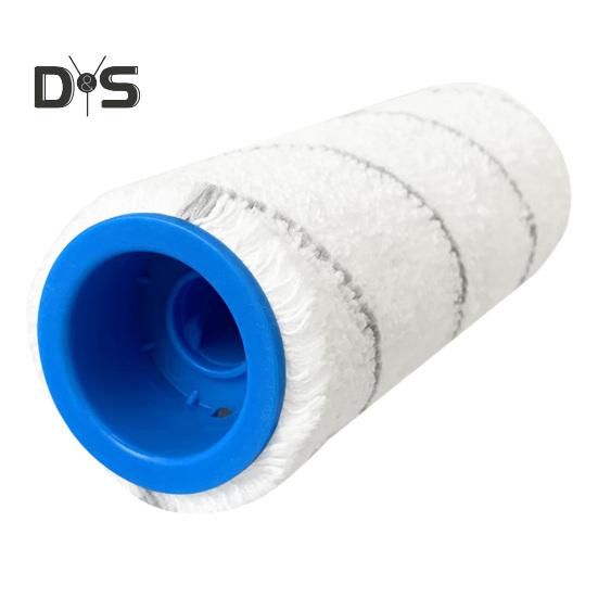 2Pcs Replacement Brush Roller Low Noise Washable Microfiber Hard Floor Cleaner Roller for Karcher FC3D FC5