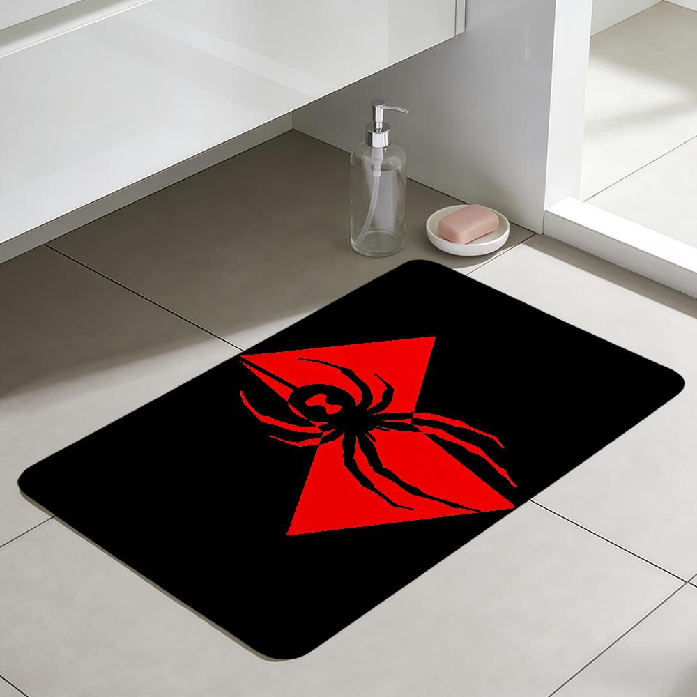 movie cool art b-Black w-Widow ml hogar Bedside Rug Kitchen Bath Floor Mat Hallway Balcony Carpet Entrance Doormat Decor Home