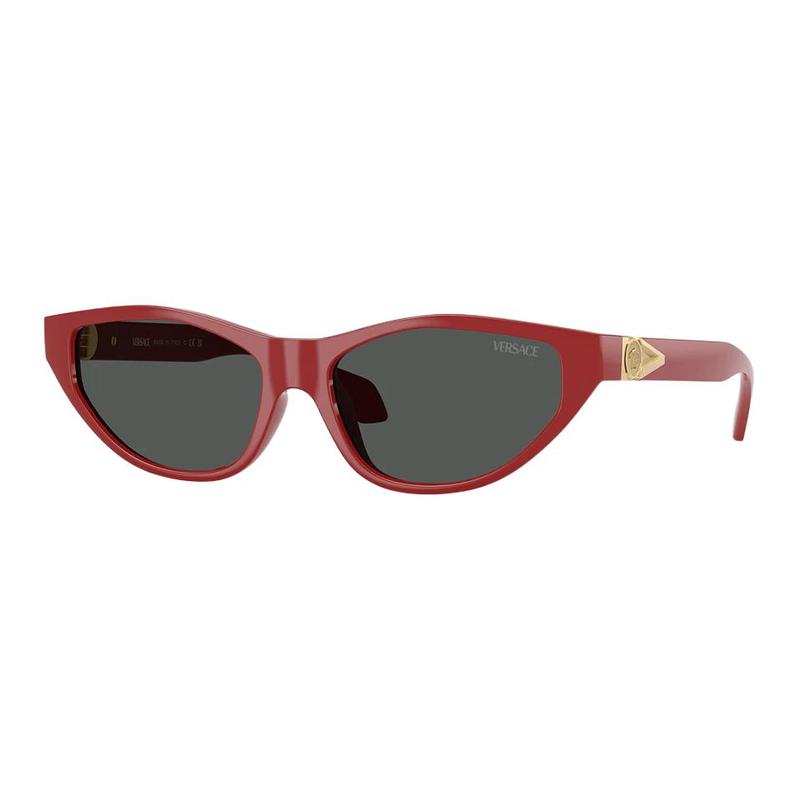 Versace Brand Logo Acetate Cat Eye Sunglasses Women's Red 26126549 VE4491U538887-Red F