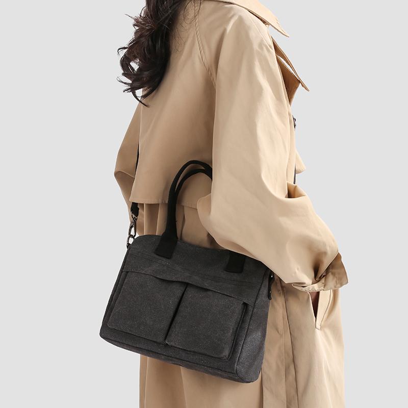 Women's Bag Lightweight Shoulder Bag Canvas Bag Large Capacity Crossbody Handbag