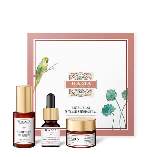 Kama Ayurveda Amarrupa Firming Discovery Set | 3 Piece Skincare Sample Set