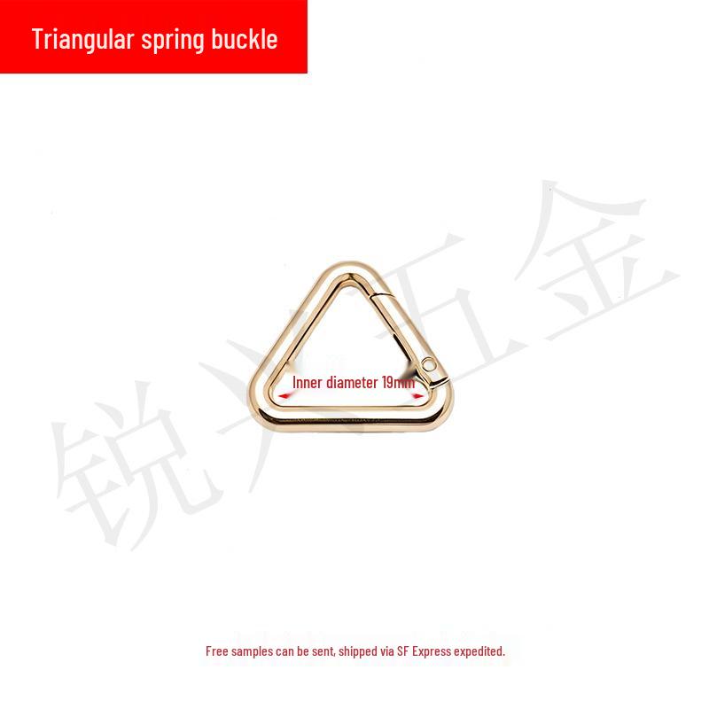 Heart-Shaped Zinc Alloy Spring Buckle Keychain for DIY Jewelry & Bags