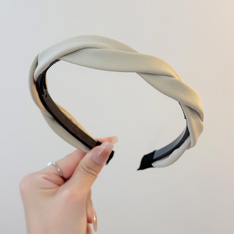 2024 Korean Style Braided Headband: High-End, Versatile Hair Accessory for Washing Face or Going Out