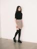 Non Search Asymmetrical Short Skirt / Beige
