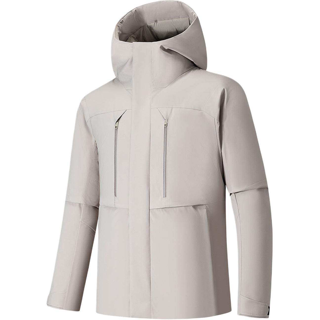 

Anta Champion Travel Series Solid Color Hooded Zipper Versatile Down Jacket Men outerwear 152540934-2 L