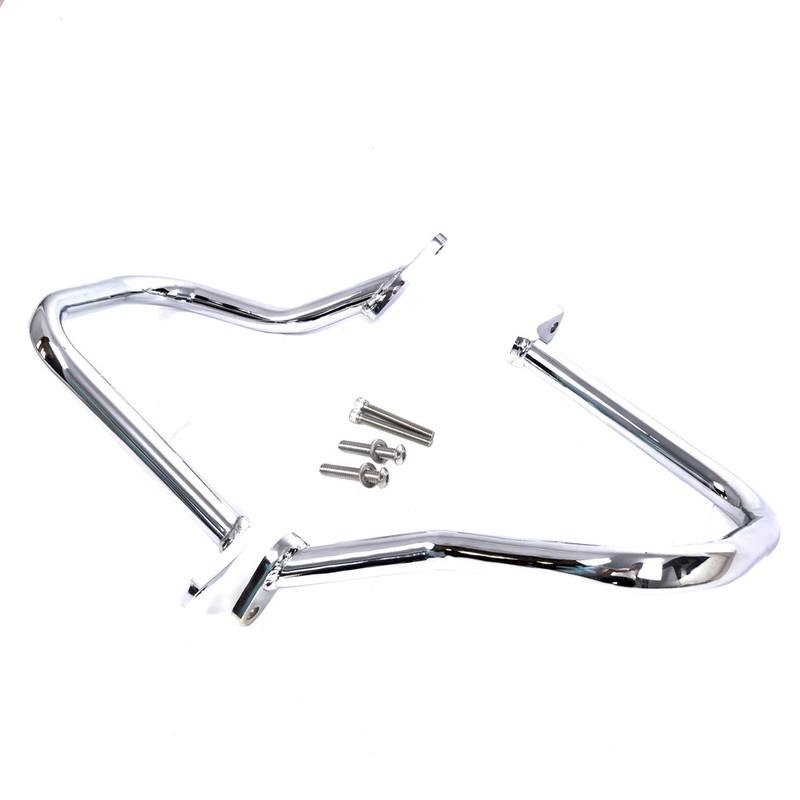 Guard Crash Bar Rear Saddlebag Guards For Harley Davidson Softail Heritage Classic Springer Deluxe FLSTN FLSTC 00-17