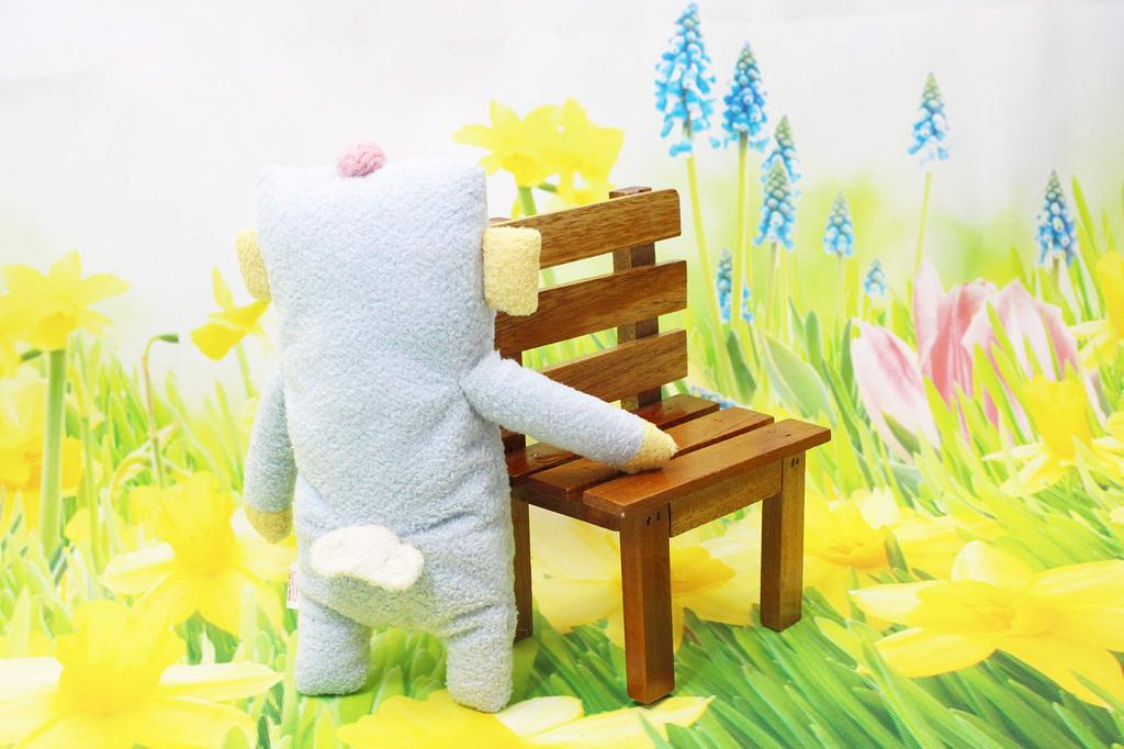 Shinada Global Morobo Blue 10 x 5 x 20 cm Plush Toy Animal Goods Fumofumo-san (M) FFR-0078B