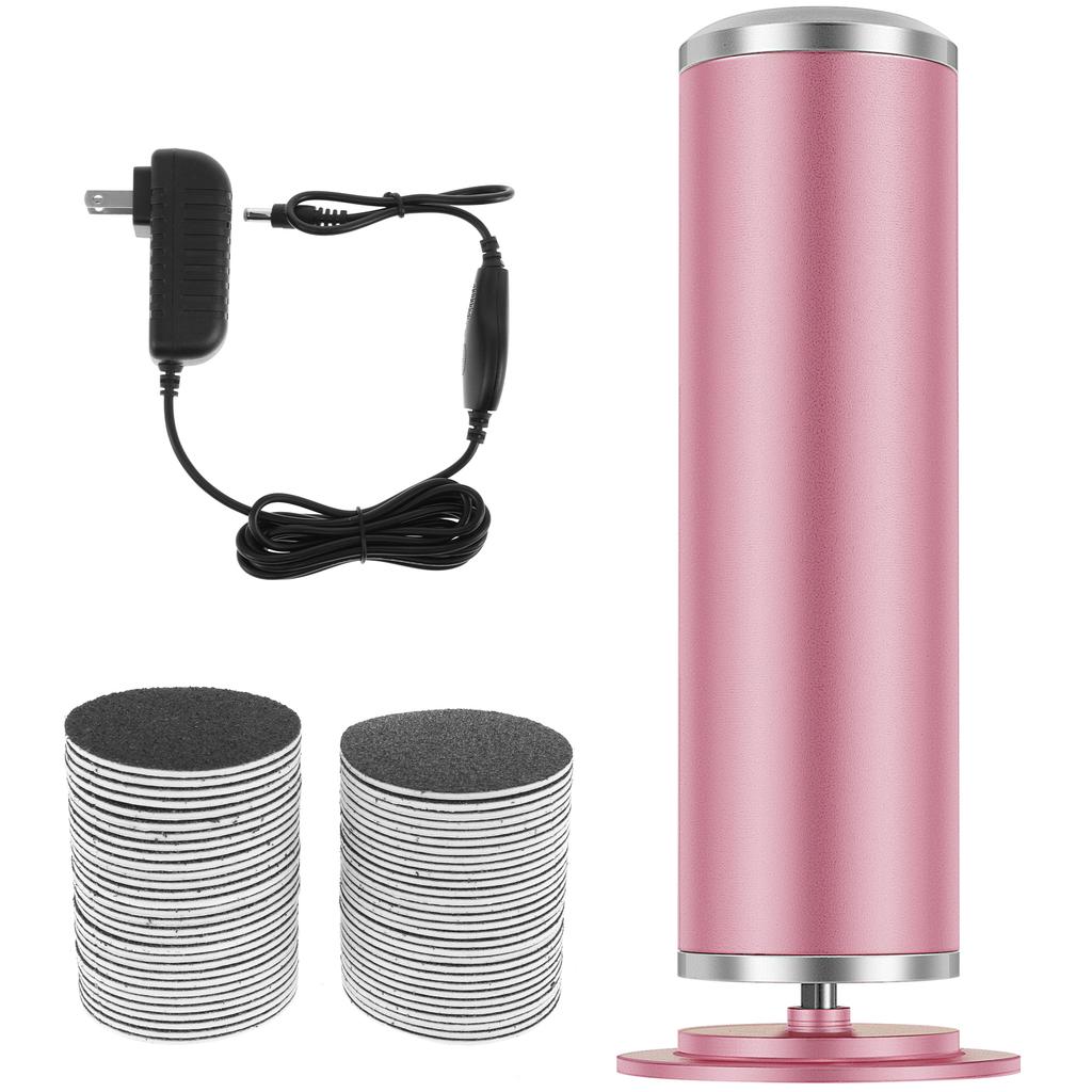 Electric Foot Callus Remover Electric Foot Care Tools with Speed Controller and 60pcs Replacement Sandpaper Disk Dead Dry Crack