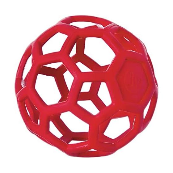 JW Pet (JW Pet) Dog Toy for Medium Size Holy Rollerball M Size Red