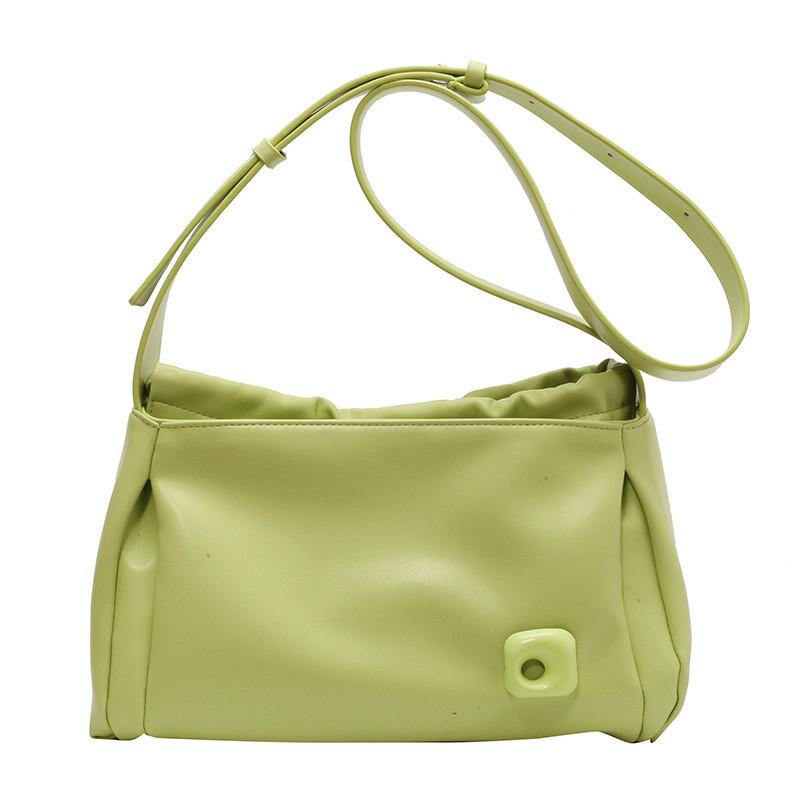 Fashion Solid Color Minimalist Crossbody Bag Urban Simple Style Small Shoulder Bag