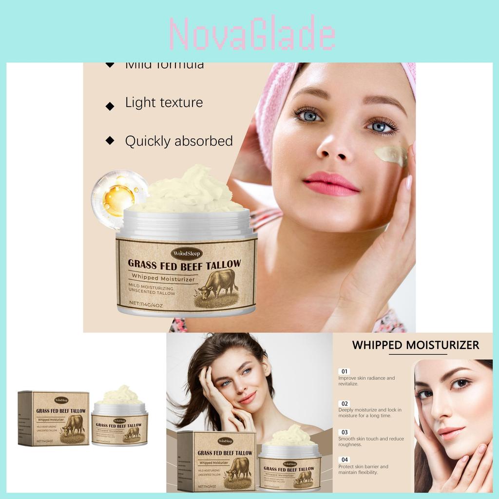 Woodsleep Nourishing Cow Fat Face Moisturizing Cream For Hydrated And Radiant Skin