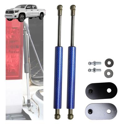 KUNSYOUKIM Tailgate Damper Kit for Toyota Tundra XK50 (2nd Generation, 2007-2021), Lift Assist, Set of 2, 1-Year Warranty (Blue Carbon Fiber)