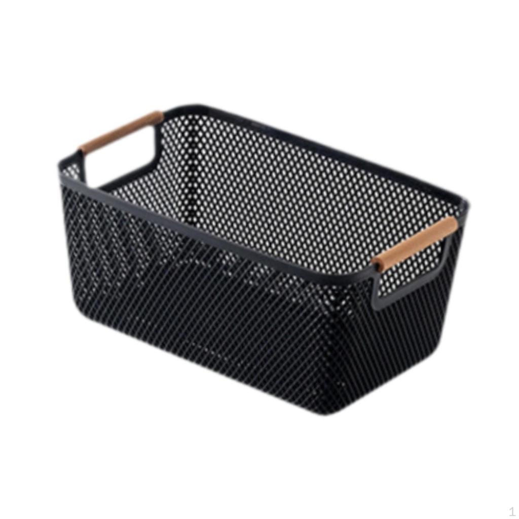 Hollow Storage Basket Sundries Multiuse Decoration Desktop Organizer Bin for Bathroom