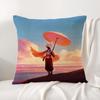 Game Sky ChildREn of the Light Cushion Cover Natural Linen Pillow Cover DoubleSided Print Cushion Case for Sofa Home Decor Gift