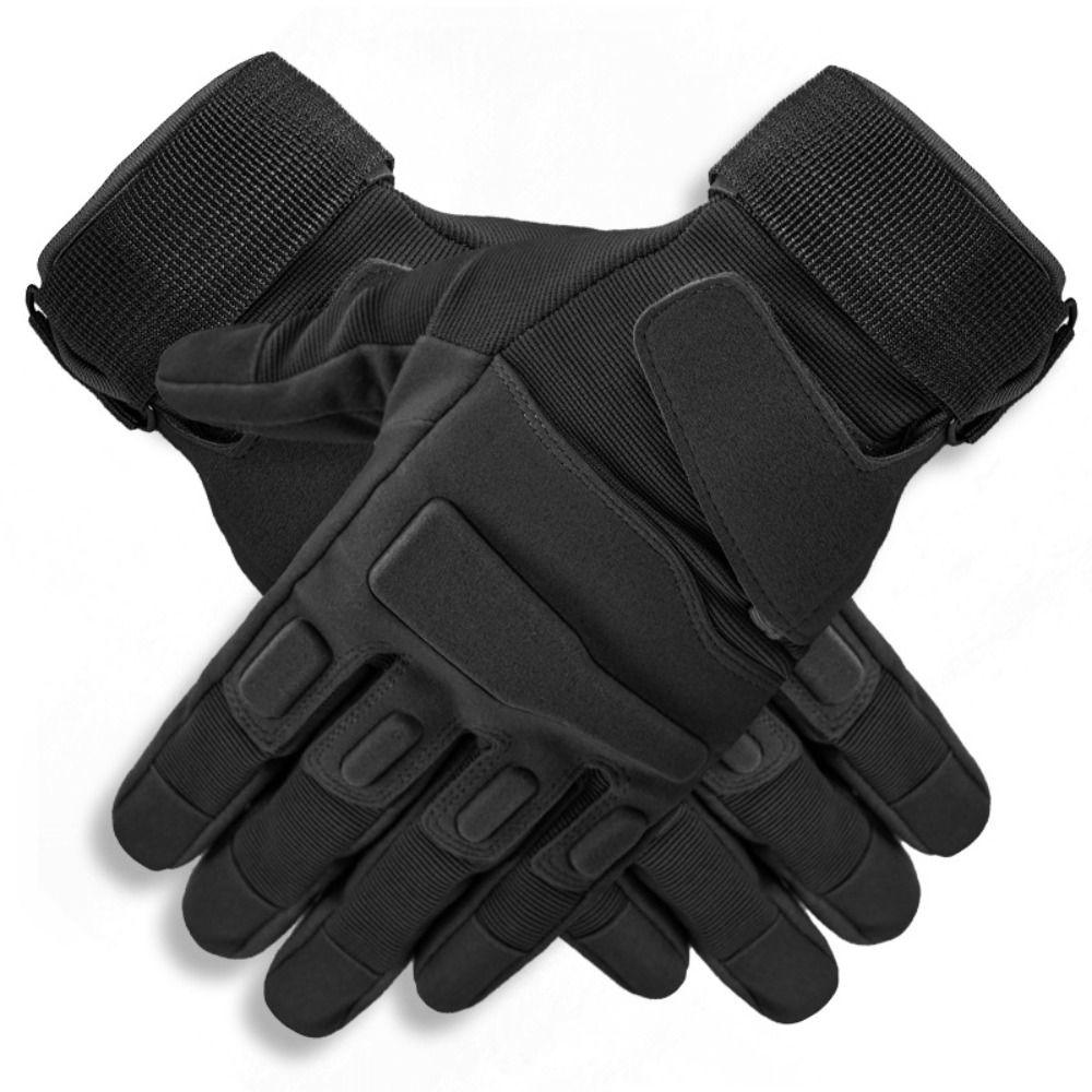 Wear-Resistant Motorcycle Gloves Anti-Slip Full Finger Gloves Retro Mountaineering Gloves  Sports