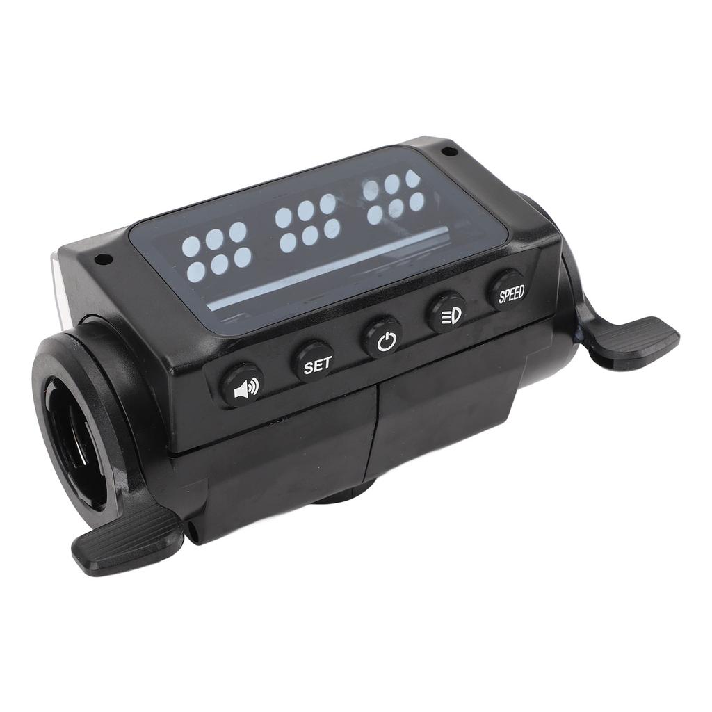 Electric Scooter Thumb Throttle Handle Kit Thumb Accelerator Throttle Handle with Display Panel Cover Lamp Cover for S1 S2 S3 8in Electric Scooter