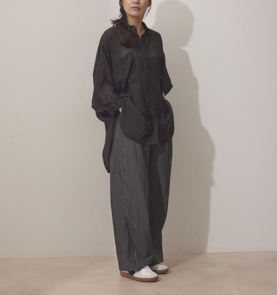 Nergy Dolman Sleeve Black Maine Women's Shirt, (01)