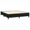 Vidaxl Bed Frame Without Mattress, Black, 160X200 Cm, Upholstered