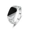 A Hot-selling Classic Square Fashionable Men's Ring Accessory from Europe and America