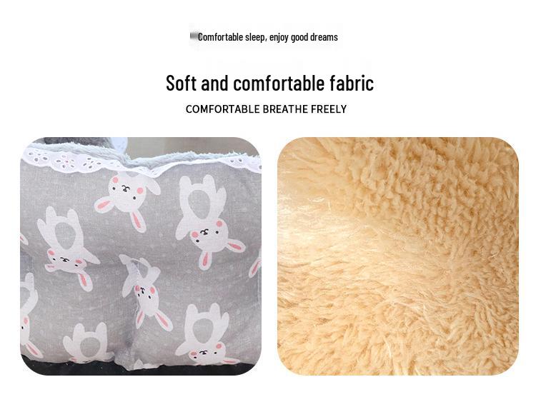 Extra Großes Winddichtes Haustiernestbett - Warmes Erhöhtes Haus für Hunde & Katzen