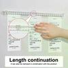 1/2Pcs 30/40/50CM Kitchen Takeaway Order Organizer Ticket Holder PVC Takeout Orders Restaurant Tickets Rack For Cafes Pubs