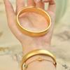 Armreif Goldener Schmerle mit breiter Vorderseite nach alter Tradition - Damen Hochzeit Echter Imitationsgoldschmuck