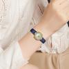 CASIO Sheen series 50 meters waterproof Quartz leather strap women's watch mother-of-pearl dial SHE-4565