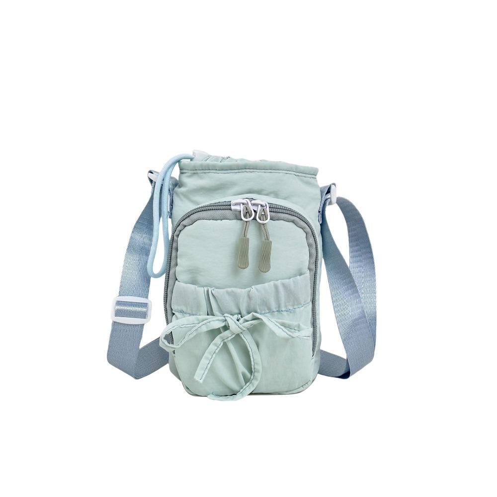 New outdoor lightweight bow bundle messenger bag waterproof mobile phone bag thermal insulation kettle bag women's shoulder bag