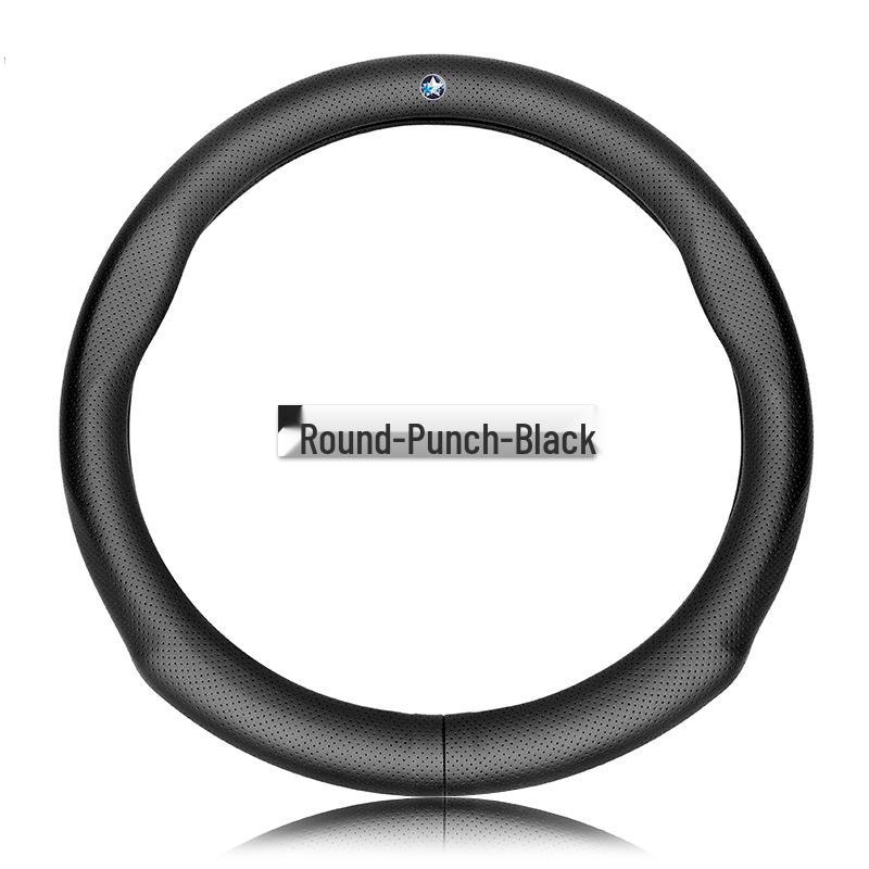 Genuine Leather Venucia Steering Wheel Cover for Ultra-Thin Star D60/T60/T90/T70/e30 Models