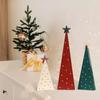3 Stück/Set mit Sternspitze Weihnachtsbaumfiguren Holz Tischdekoration Handwerk