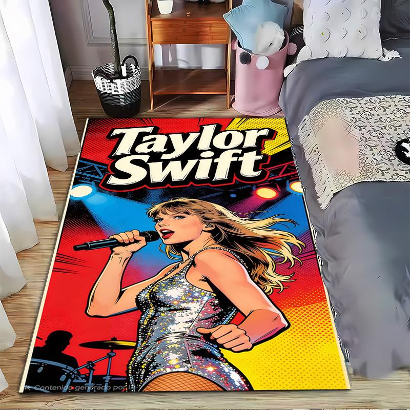 Pop Star Designed floor mat, suitable as a non-slip mat for the living room or bedroom sofa