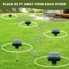 Solar Ultrasonic Rat Repellent Built-in Buzzer Outdoor Ultrasonic GardenLawn LED Electronic Breeding Snake Repellent