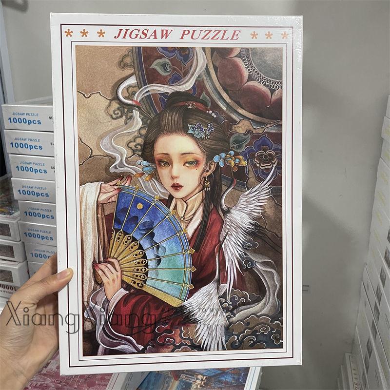 1000 stukjes Black Hell Legpuzzel Puur Zwart creatief doe-het-zelf puzzel Creativiteit Stel je speelgoed voor Magische puzzels geduld speelgoed