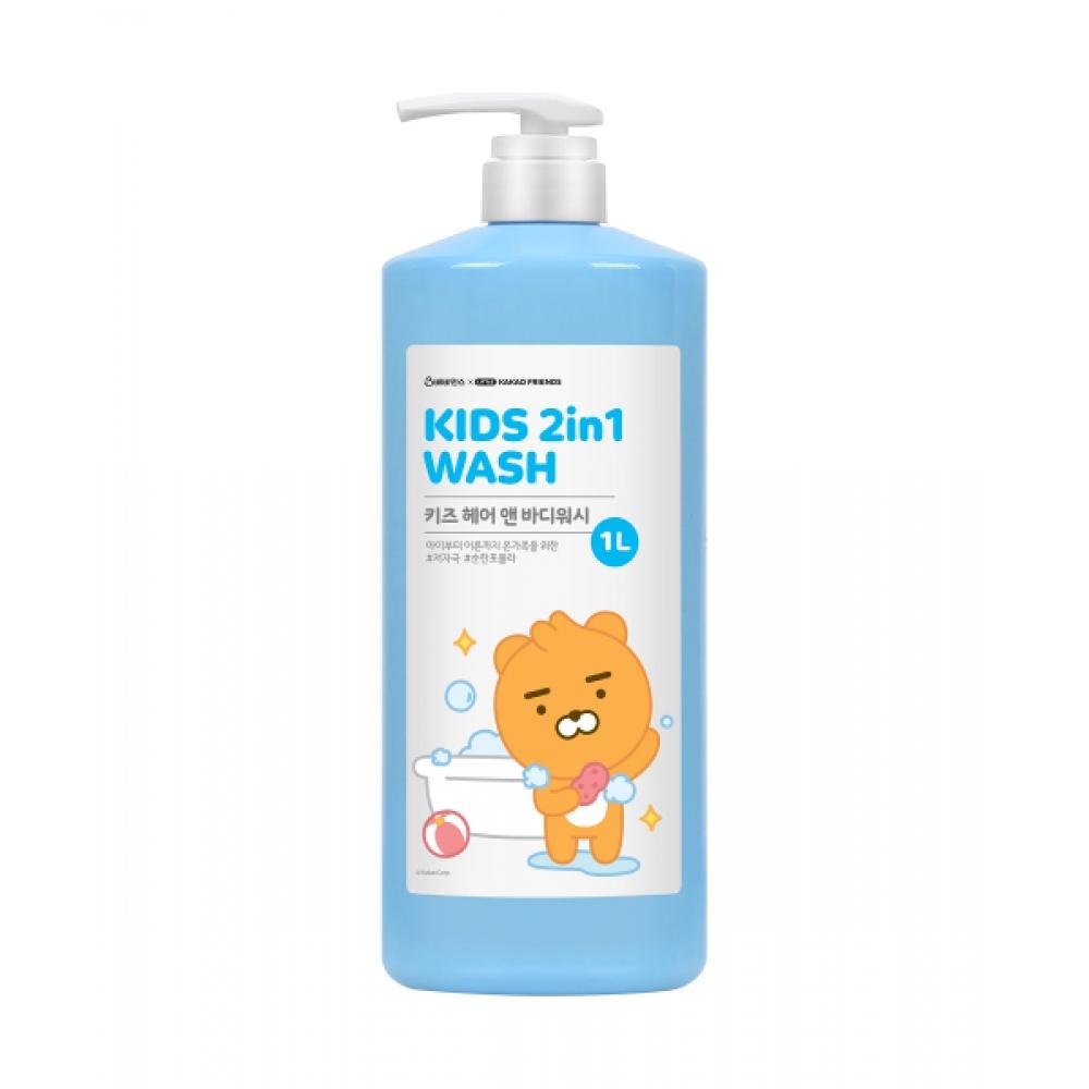 Babience Little Friends Kids Body Wash Large Capacity  1l NONE