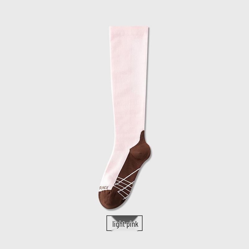 Women's Long Thigh-High Sports Calf Socks - Breathable, Sweat-Absorbent for Running, Hiking, Cycling & Outdoor Activities