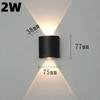 IP65 Waterproof LED Wall Light, Outdoor Up & Down Wall Lamp for Garden Stairs Patio Night Lighting