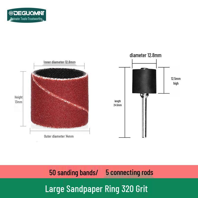 Electric Grinder Sandpaper Ring & Polishing Tool for Wood, Nails, Metal, Rust, Bodhi Peeling