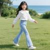 Ballet Style Trumpet Jeans for Girls