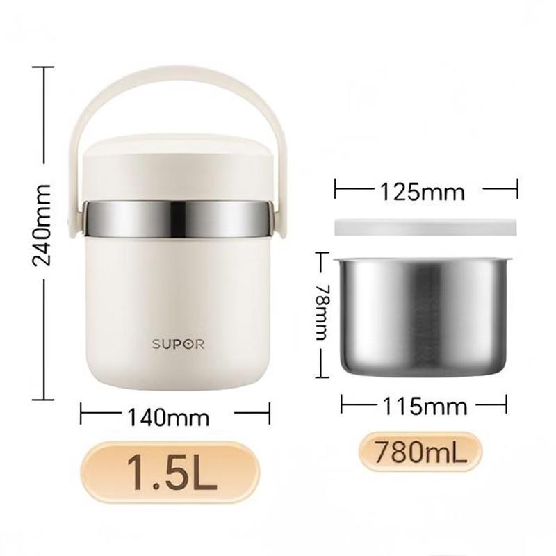 SUPOR 1.5L Vacuum Insulated Lunch Box
