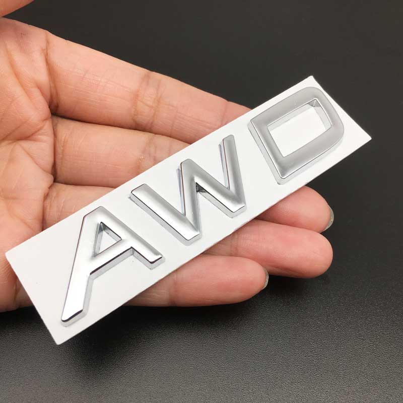 3D Car Styling Metal Sticker T5 T6 AWD Tail Emblem Badge Rear Decal Logo for Volvo XC60 XC90 S60 S80 S60L V40 V60 Accessories
